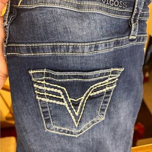 Vigoss Women's Denim Jeans with Stitch Detail